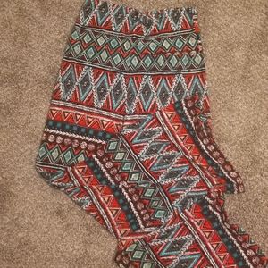 Fantazia Size Medium Multi-Color Palazzo Pants